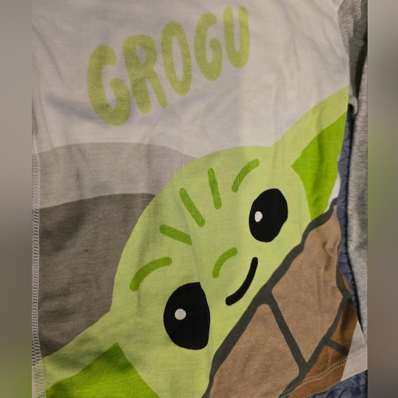 💜 3 for $15 | Kids Star Wars Grogu Pajama Set - Picture 5 of 8